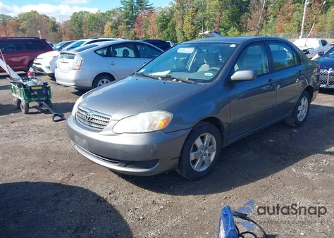 2007 Toyota Corolla Le z USA, uszkodzony, nr VIN 2T1BR32E37C854800